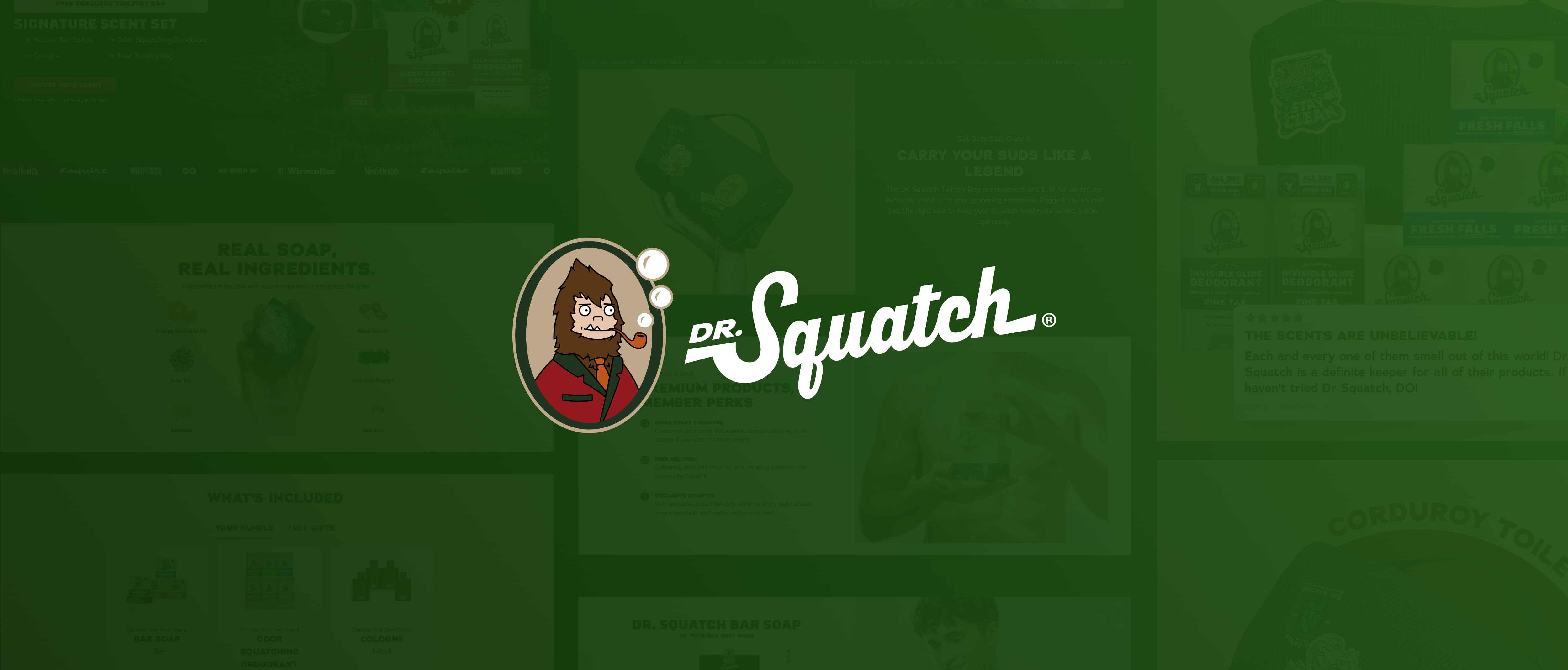 Dr. Squatch project hero